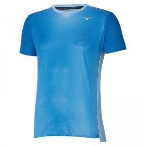 Mizuno AERO Tee Blauw | XDOT3958