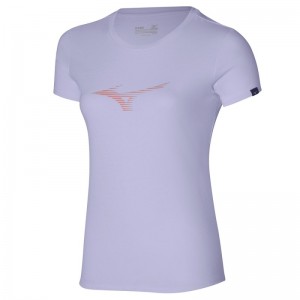 Mizuno Athletics RB Tee Paars | UINJ7641