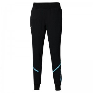 Mizuno Athletics Sweat Zwart | ZRBQ7876