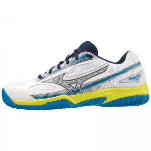 Mizuno Break Shot 4 CC Wit Blauw Geel | FAKN0851