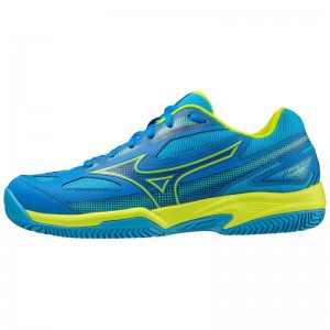 Mizuno Break Shot 4 Padel Blauw Lichtgroen | NWQG4576