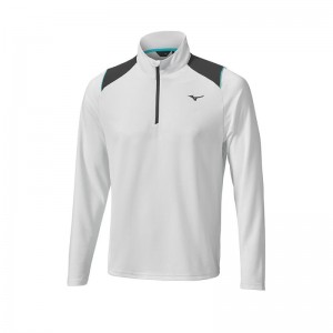 Mizuno Breath Thermo Elite 1/4 Zip Grijs | EFCY1472