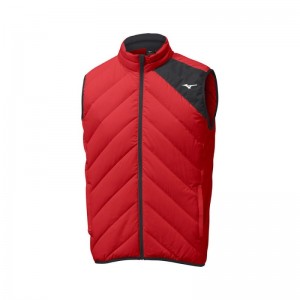 Mizuno Breath Thermo Move Down Gilet Rood | PBLD3835