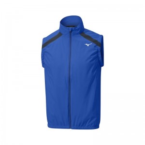 Mizuno Breath Thermo Move Tech Gilet Blauw | OOST4610