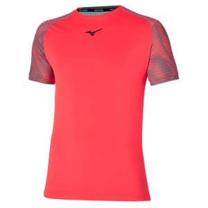 Mizuno Charge Shadow Tee Rood | HLIV3900