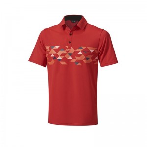 Mizuno Checker Shirt Rood | TUBB3169