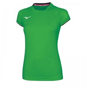 Mizuno Core SS Tee Groen | GOIZ8958