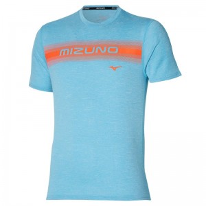 Mizuno Core Tee Blauw | VDSS9883