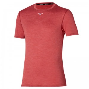 Mizuno Core Tee Rood | MQJT2304