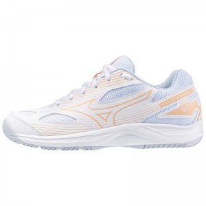 Mizuno Cyclone Speed 4 Wit Lichtoranje Lichtblauw | RXHQ2882