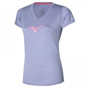 Mizuno Impulse Core RB Tee Paars | ZTGR6496