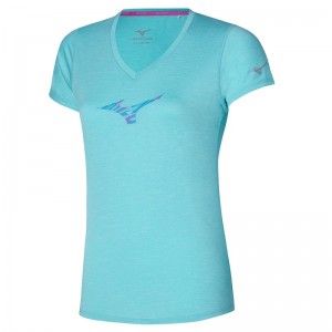 Mizuno Impulse Core RB Tee Turquoise | YQJA0601