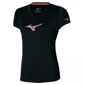 Mizuno Impulse Core RB Tee Zwart | OIRL8476