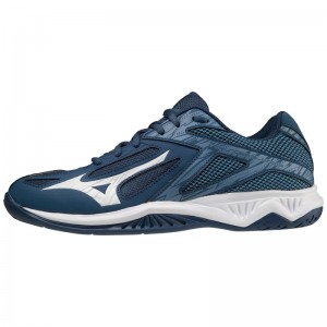 Mizuno Lightning Star Z6 JR Donkerblauw Wit Blauw | UDRM0568