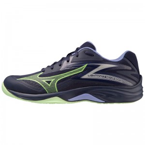 Mizuno Lightning Star Z7 JR Donkerblauw Groen Paars | QSSJ0356