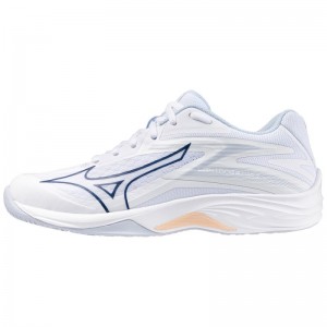 Mizuno Lightning Star Z7 JR. Wit Lichtoranje Lichtblauw | BVCQ6083