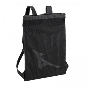 Mizuno Mesh Draw Bag Zwart | SIRC7604