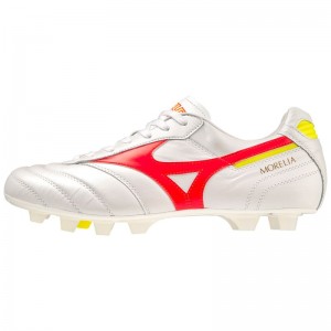 Mizuno Morelia II Japan Wit Koraal Oranje | PSET0491