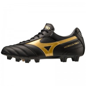 Mizuno Morelia II Pro Zwart Goud Donkergrijs | RMLN9147