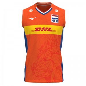 Mizuno Nevobo Voleyball Replica Shirt Junior Oranje | RNWD3023