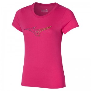 Mizuno RB Logo Tee Koraal | ZVLN5727