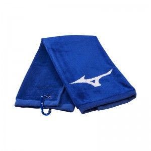 Mizuno RB TRI Fold Towel Blauw Wit | NCOI4761