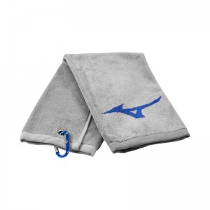 Mizuno RB TRI Fold Towel Grijs Blauw | EXOA0328