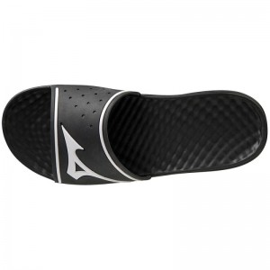 Mizuno Relax Slide 2 Zwart Wit | QUQN8750