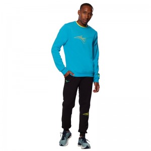 Mizuno Release Crew Sweat Blauw | FZBP3106