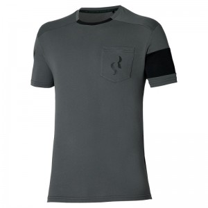 Mizuno Sergio Ramos Casual Tee Grijs | HTYS0920