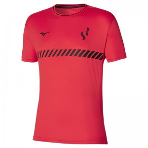 Mizuno Sergio Ramos Training Tee Rood | GTZV3444