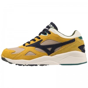 Mizuno Sky Medal S Khaki Donkerblauw Geel | PLPK5775