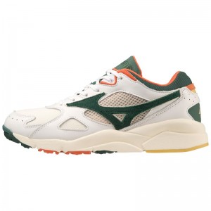 Mizuno Sky Medal Wit Groen Oranje | IUDL5812