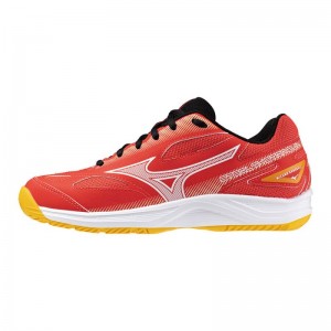 Mizuno Stealth Star 2 JR. Rood Wit Oranje | NXWV3049