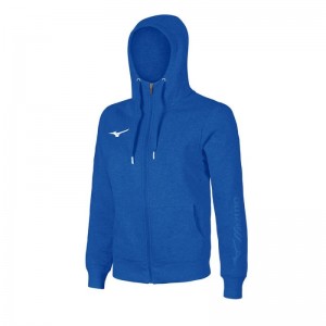 Mizuno Sweat FZ Blauw | LGSJ7648