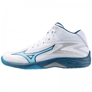 Mizuno Thunder Blade Z Mid Wit Blauw Zilver | SMPR9074