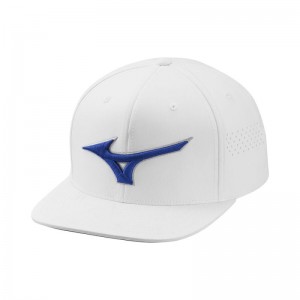 Mizuno Tour Flat Snapback Wit | UQIM4087