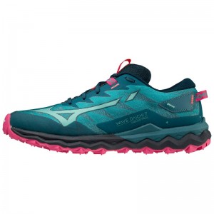 Mizuno WAVE Daichi 7 Groen Roze | EDGY6008