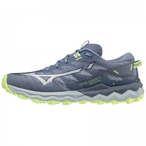 Mizuno WAVE Daichi 7 Indigo Lichtgroen | VWZX8605