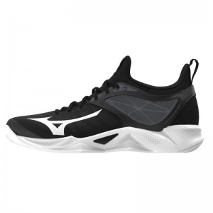 Mizuno WAVE Dimension Zwart Wit | DYUE5577