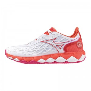 Mizuno WAVE Enforce Tour AC Wit Rood Fuchsie Paars | CCXB4979