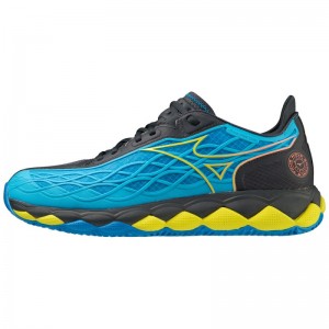 Mizuno WAVE Enforce Tour CC Blauw Geel Zwart | ZRJQ1043