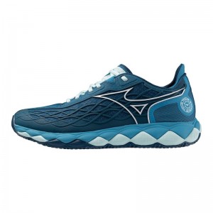 Mizuno WAVE Enforce Tour CC Blauw Wit | NKXO6406