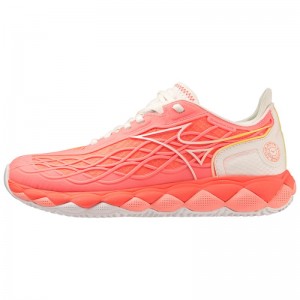 Mizuno WAVE Enforce Tour CC Koraal Wit Oranje | VQGA9876