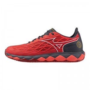 Mizuno WAVE Enforce Tour CC Rood Wit Grijs | ODOY3384