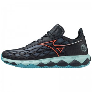 Mizuno WAVE Enforce Tour CC Zwart Rood Turquoise | TUGH2042