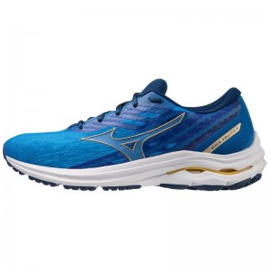 Mizuno WAVE Equate 7 Blauw Goud | DNUR3333