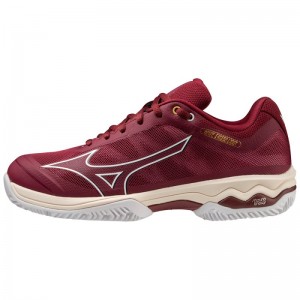 Mizuno WAVE Exceed Light CC Bordeaux Wit | RXLO2992