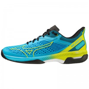 Mizuno WAVE Exceed Tour 5AC Blauw Geel Zwart | SDGQ5193