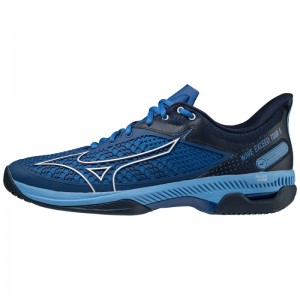 Mizuno WAVE Exceed Tour 5 CC Blauw Wit Donkerblauw | RWTC1864